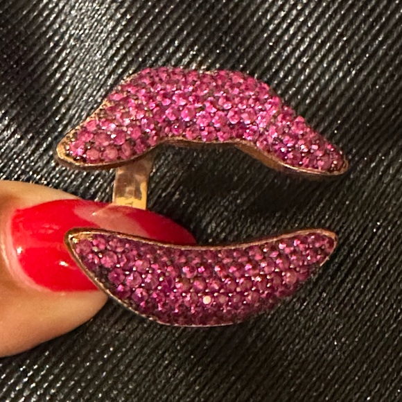 LATELITA KISS ME LIPS RING ROSEGOLD - Picture 12 of 15